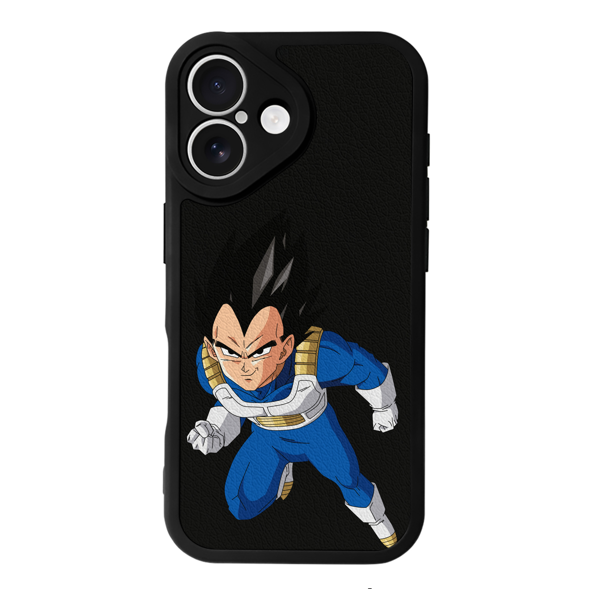 （画像用） ドラゴンボール ベジータ四世（Bejīta Yonsei）DRAGON BALL Vegeta IV 【iPhone 16シリーズ対応】シリコンスマホケース（レザー調） 材質：シリコン